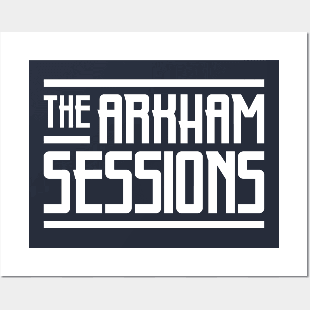 The Arkham Sessions Logo_White Wall Art by The Arkham Sessions